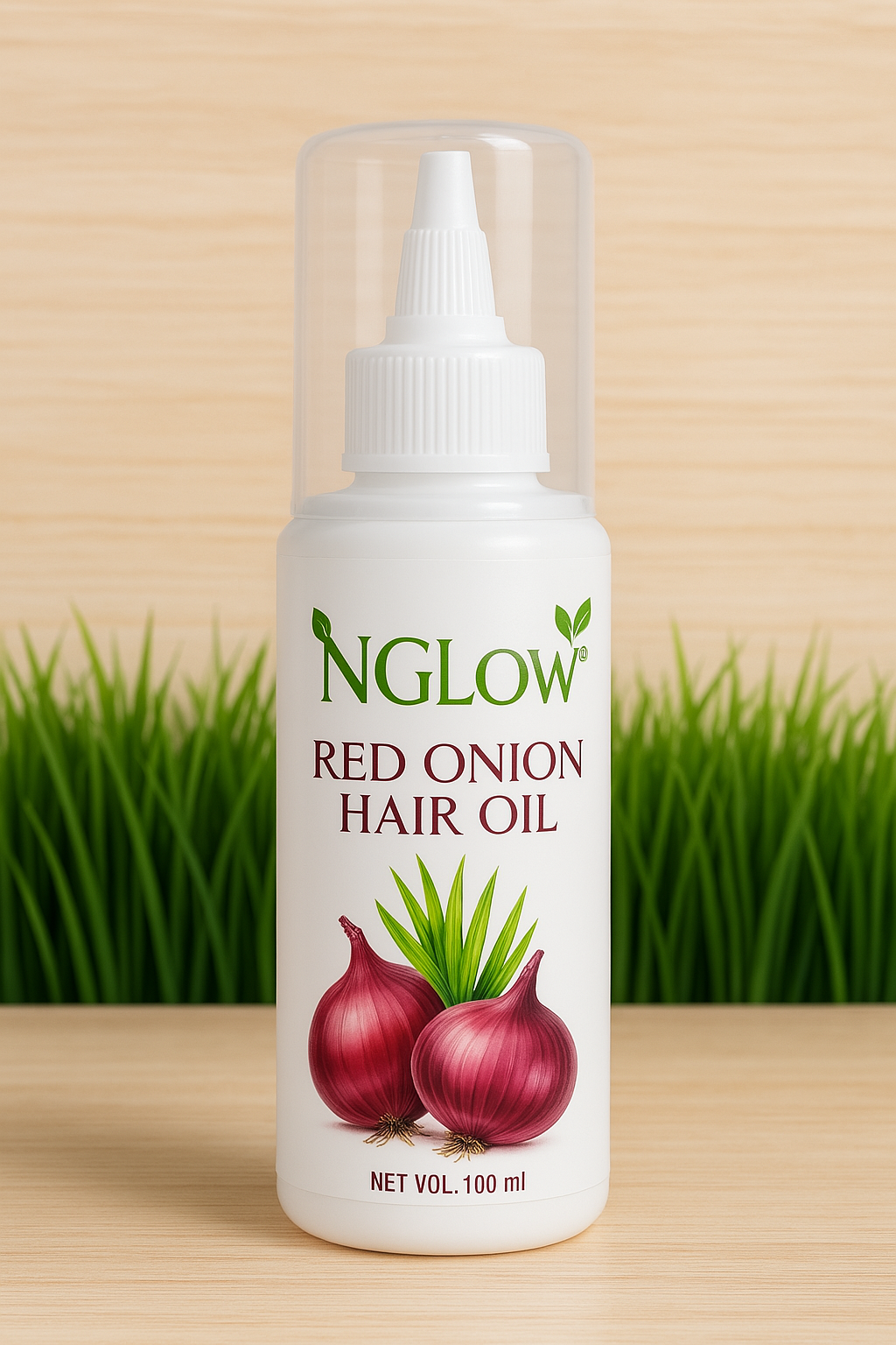 🌿 NGlow Red Onion Hair Oil – The Natural Secret to Stronger, Healthier Hair